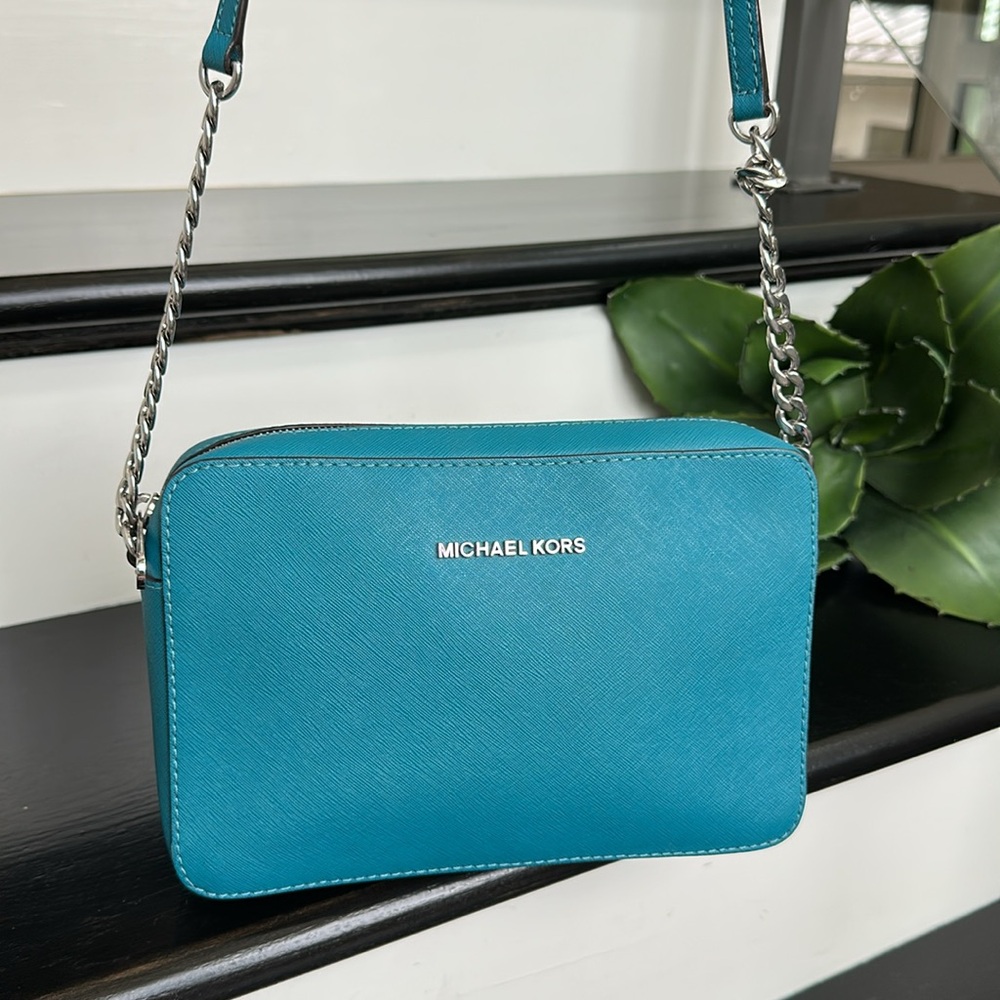 Michael Kors Teal Crossbody Bag